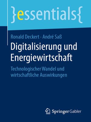 cover image of Digitalisierung und Energiewirtschaft